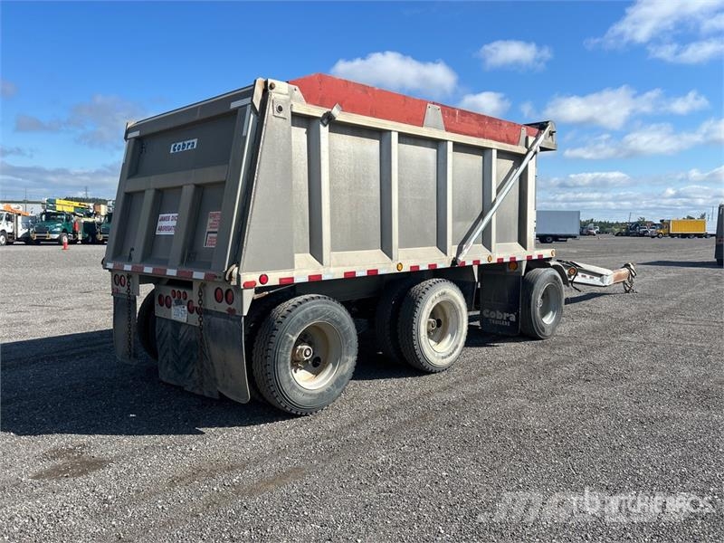 Cobra 17 ft Tri/A Pup Dump Trailer Bañera