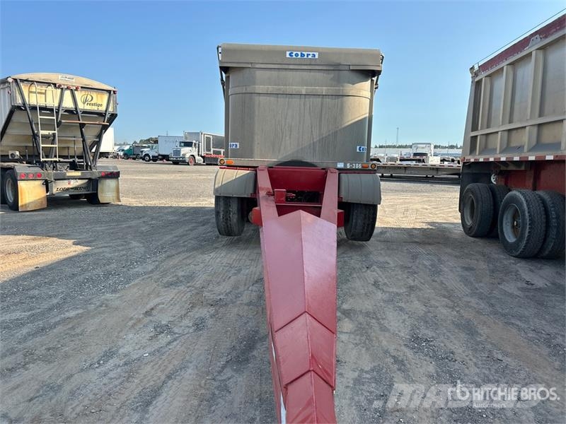 Cobra 17 ft Tri/A Pup Dump Trailer Bañera