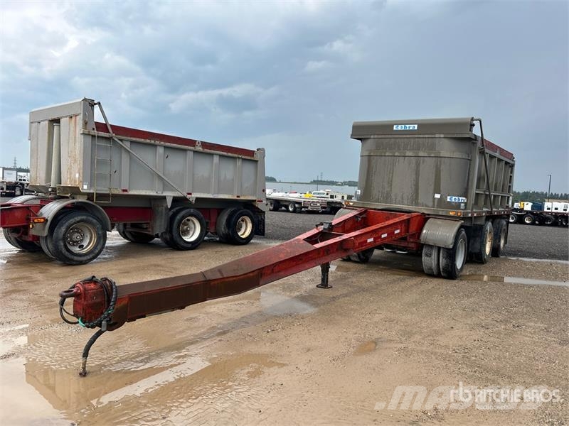 Cobra 17 ft Tri/A Pup Dump Trailer Bañera