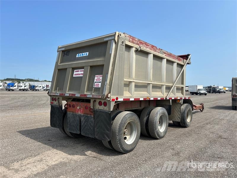 Cobra 17 ft Tri/A Pup Dump Trailer Bañera