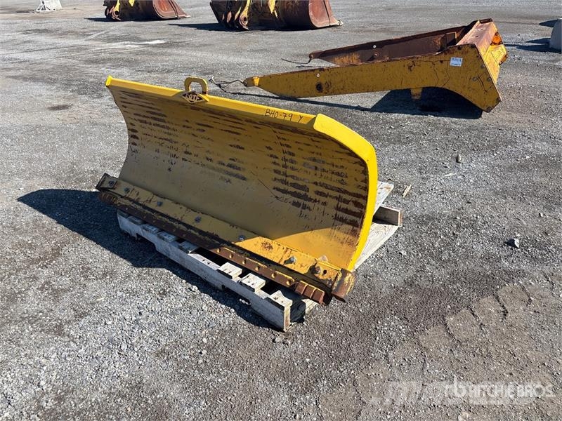 Cote KL6000 5 ft Hydraulic Snow Plow - Fits SideWalk pl Hojas y cuñas quitanieves