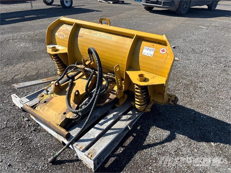 Cote KL6000 5 ft Hydraulic Snow Plow - Fits SideWalk pl Hojas y cuñas quitanieves