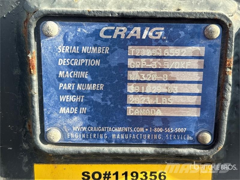 Craig 106 in General Purpose GPP-3.500/QKF-12065 KOMBOE/ دلاء