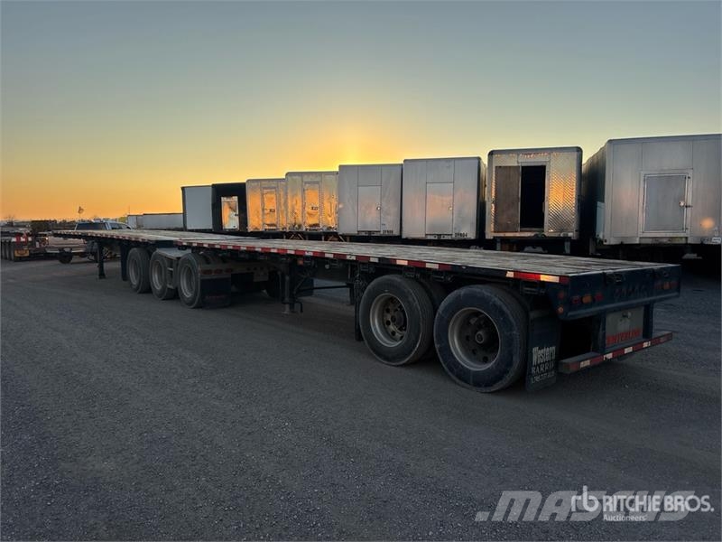 Cross Country 32 ft Tri/A B-Train Lead Flatbed Tra Prikolice platforme/otvoreni sanduk