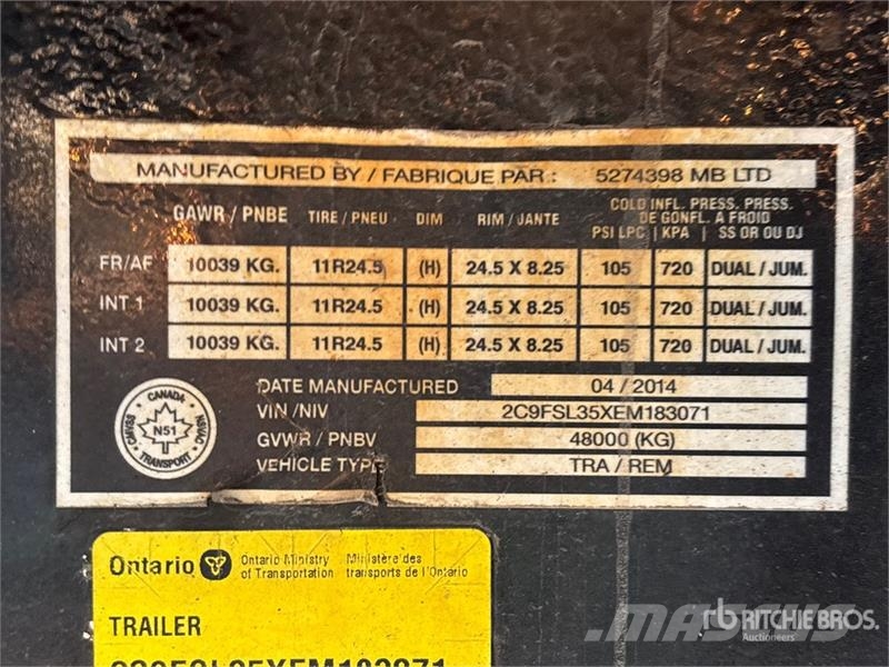 Cross Country 32 ft Tri/A B-Train Lead Flatbed Tra Prikolice platforme/otvoreni sanduk