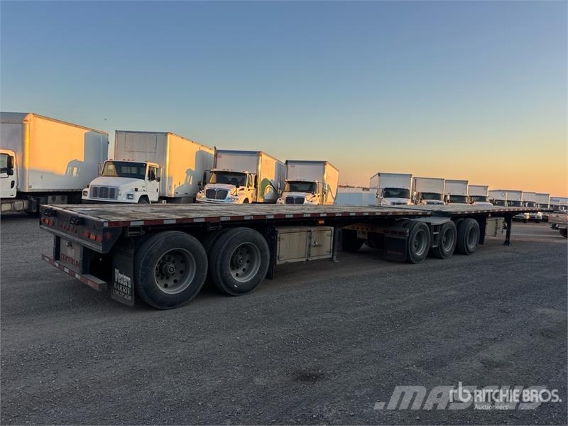 Cross Country 32 ft Tri/A B-Train Lead Flatbed Tra Prikolice platforme/otvoreni sanduk