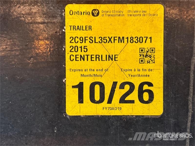 Cross Country 32 ft Tri/A B-Train Lead Flatbed Tra Prikolice platforme/otvoreni sanduk