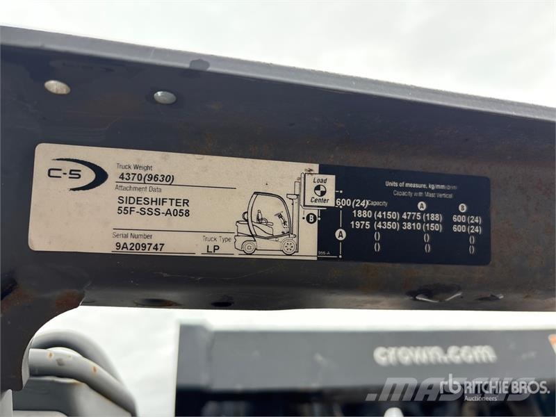 Crown C51050-50 5000 lb Pneumatic Tire Forklift Viljuškari - ostalo