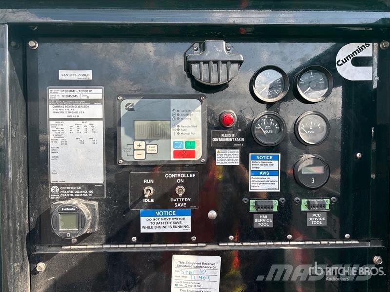 Cummins C100D6R 119 kW Mobile Generator Set Diesel Generatoren
