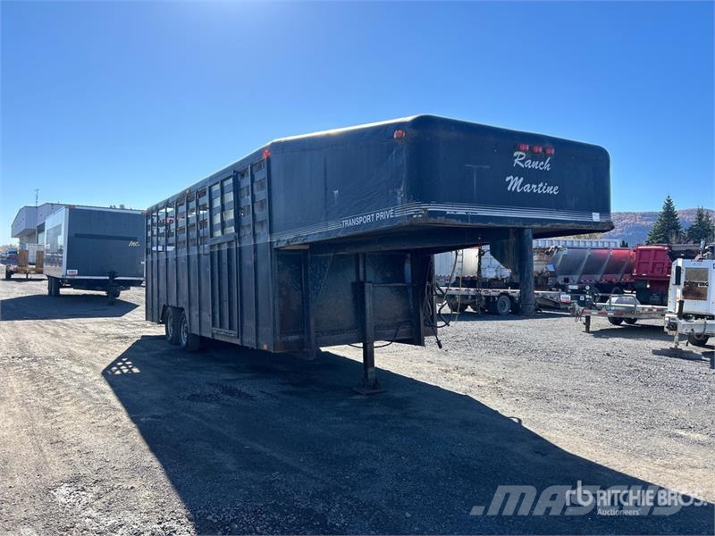  Custom Quip 29 ft 2 in T/A Gooseneck Horse Trailer Reboques transporte animais