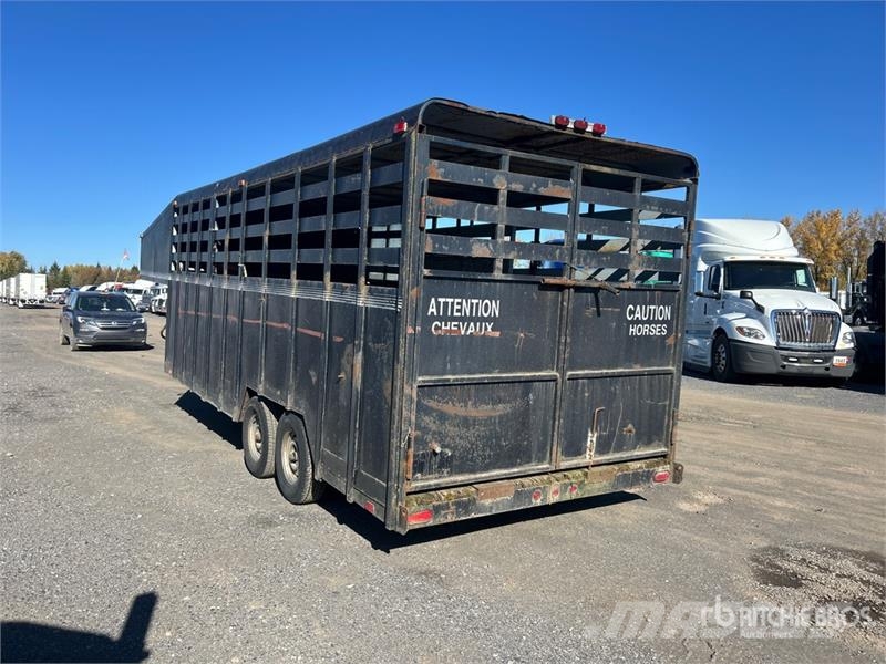  Custom Quip 29 ft 2 in T/A Gooseneck Horse Trailer Reboques transporte animais