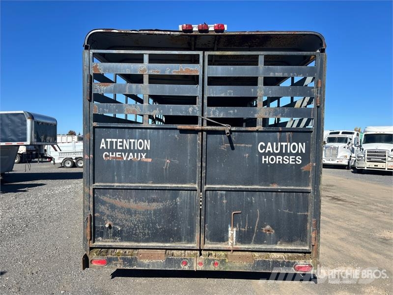  Custom Quip 29 ft 2 in T/A Gooseneck Horse Trailer Reboques transporte animais