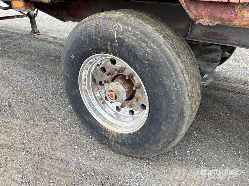 Deloupe 53 ft Quad/A Demolition End Dump Trailer Bañera