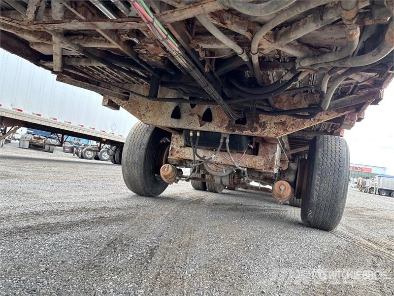 Deloupe 53 ft Quad/A Demolition End Dump Trailer Bañera