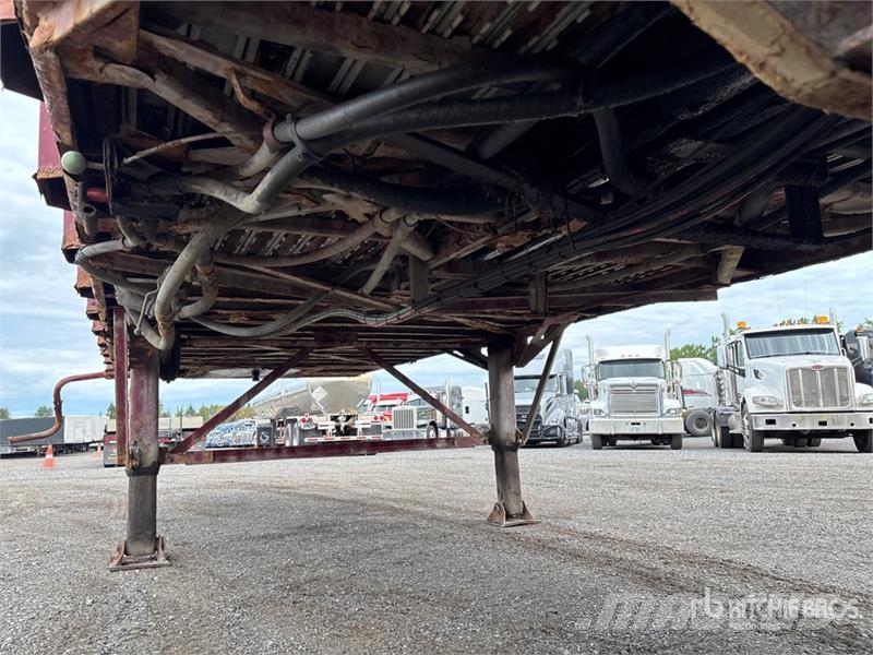 Deloupe 53 ft Quad/A Demolition End Dump Trailer Bañera