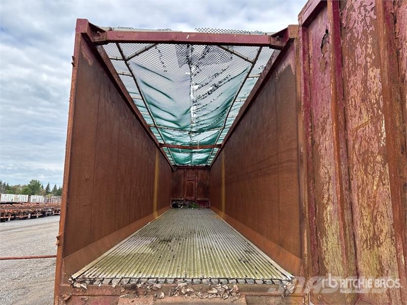 Deloupe 53 ft Quad/A Demolition End Dump Trailer Bañera