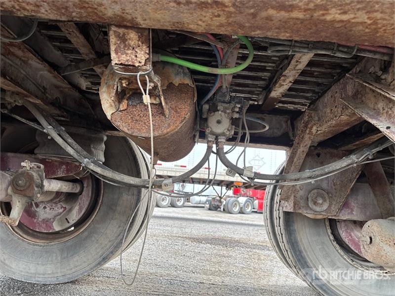 Deloupe 53 ft Quad/A Demolition End Dump Trailer Bañera
