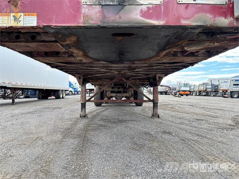 Deloupe 53 ft Quad/A Demolition End Dump Trailer Bañera