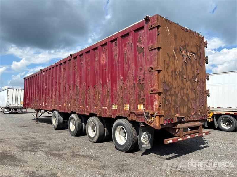 Deloupe 53 ft Quad/A Moving Floor Trailer Schuifvloeropleggers