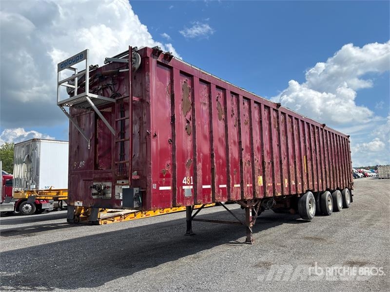 Deloupe 53 ft Quad/A Moving Floor Trailer Schuifvloeropleggers