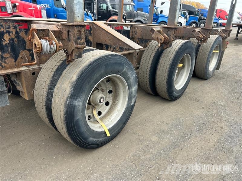 Deloupe GA50 51 ft Quad/A Log Trailer Timber trailers