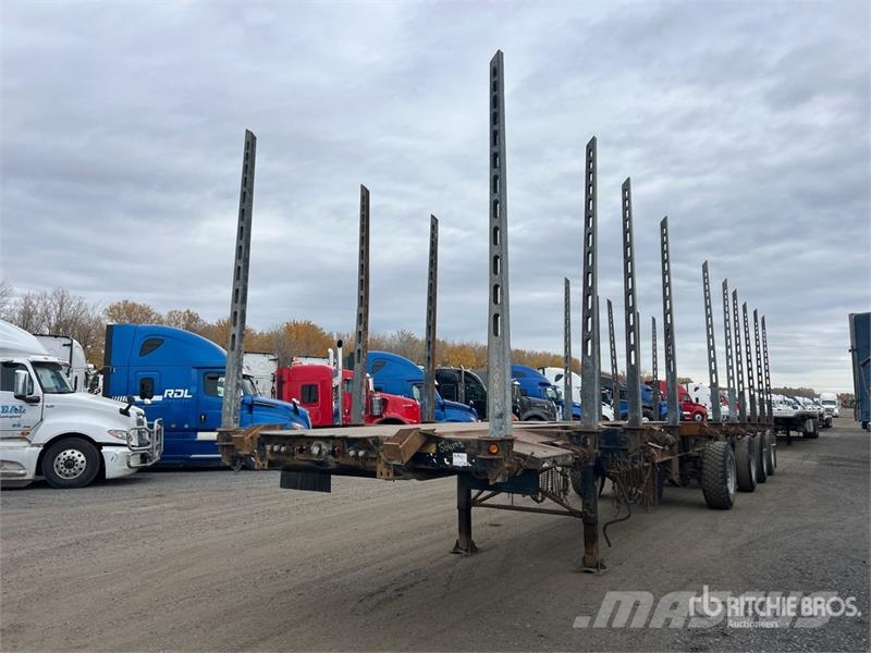 Deloupe GA50 51 ft Quad/A Log Trailer Timber trailers