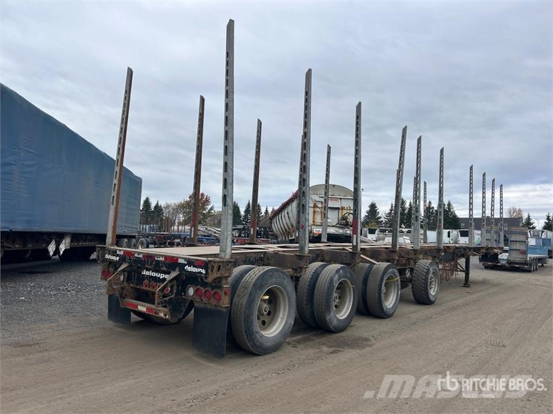 Deloupe GA50 51 ft Quad/A Log Trailer Timber trailers