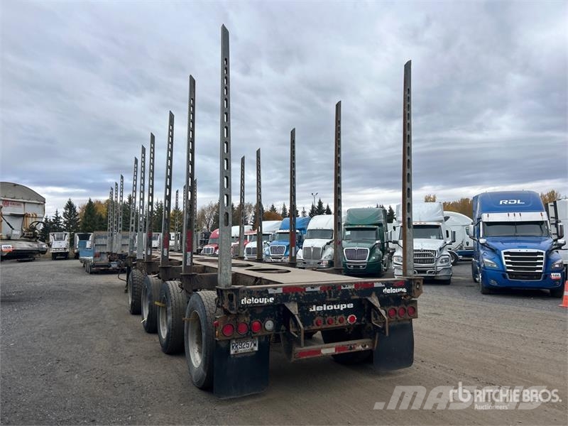 Deloupe GA50 51 ft Quad/A Log Trailer Timber trailers