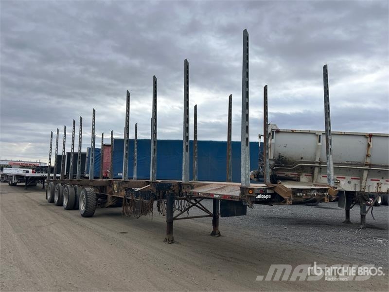 Deloupe GA50 51 ft Quad/A Log Trailer Timber trailers
