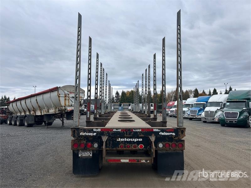 Deloupe GA50 51 ft Quad/A Log Trailer Timber trailers