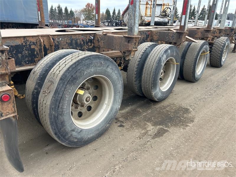 Deloupe GA50 51 ft Quad/A Log Trailer Timber trailers