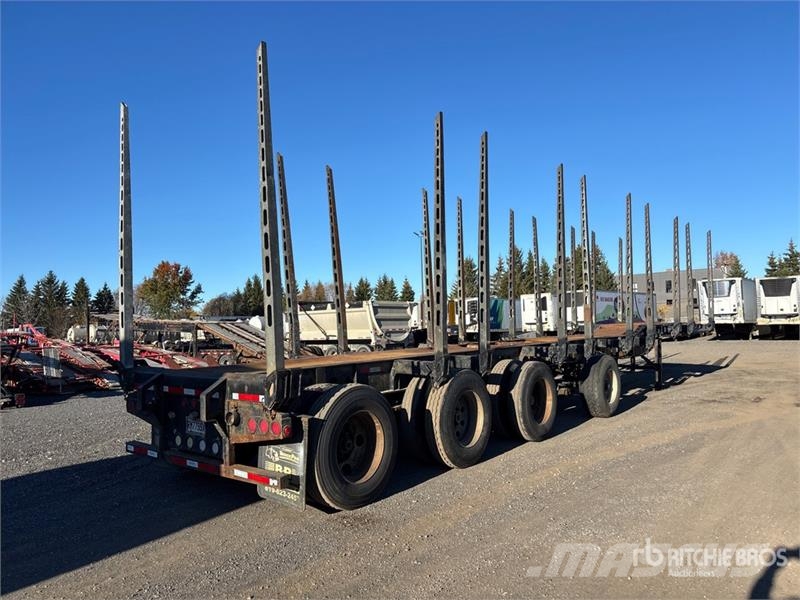 Deloupe GB48 49 ft 6 in Quad/A Hayrack Log Trailer Hout-Aanhangers