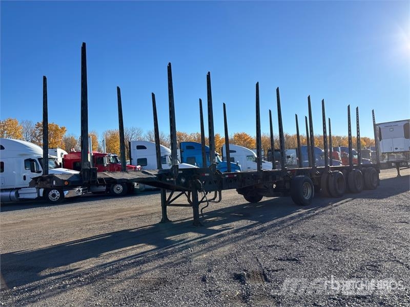 Deloupe GB48 49 ft 6 in Quad/A Hayrack Log Trailer Hout-Aanhangers