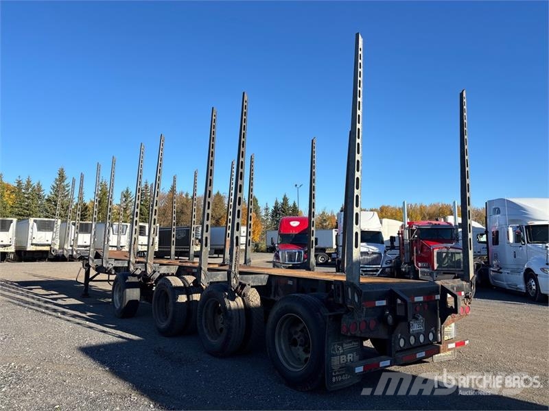 Deloupe GB48 49 ft 6 in Quad/A Hayrack Log Trailer Hout-Aanhangers