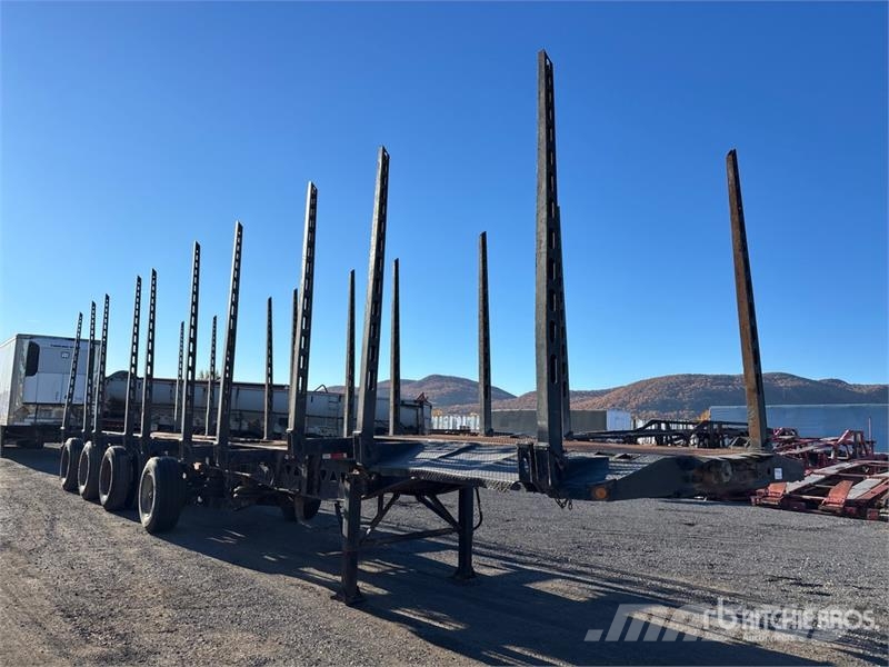 Deloupe GB48 49 ft 6 in Quad/A Hayrack Log Trailer Hout-Aanhangers