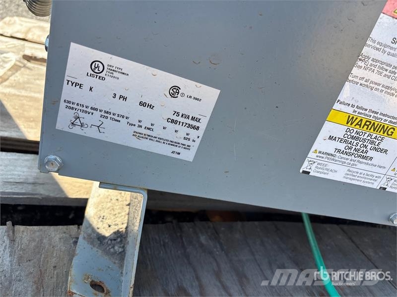 Delta 600V to 208Y/120V Step Down Transformer 其他