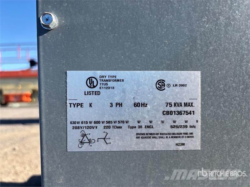 Delta DA6075V 600 V Transformer Ostalo za građevinarstvo