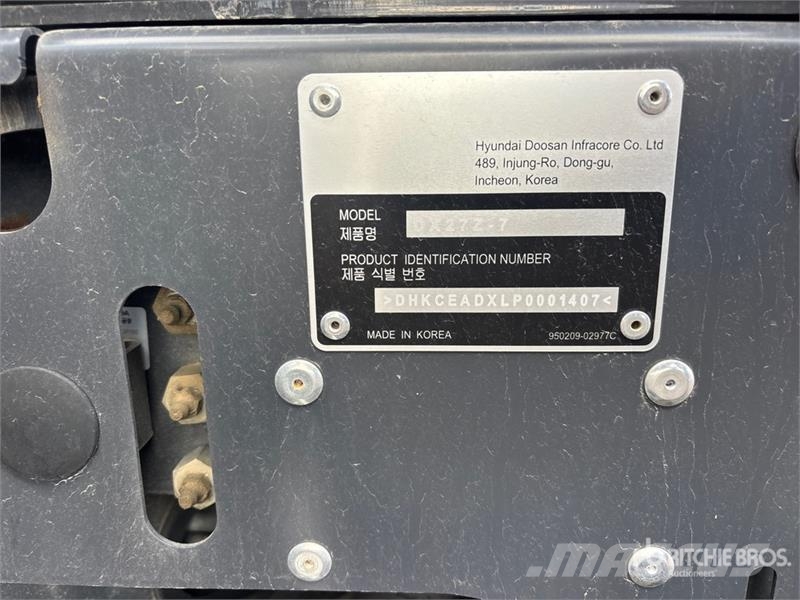 Develon DX27Z-7 Mini ekskavatori < 7 t