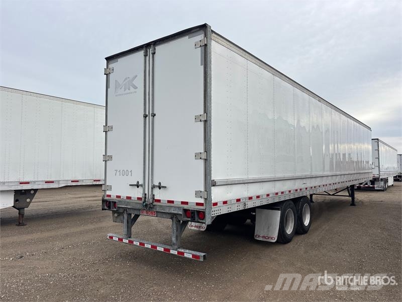 DI-MOND 53 ft x 102 in T/A Van Trailer Furgons