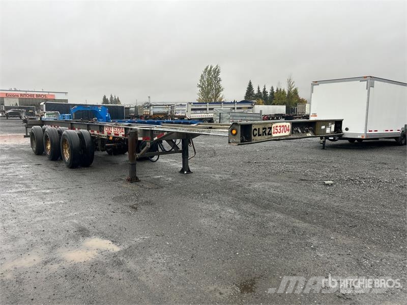 DI-MOND Tri/A Extendable Container Trailer Remorque porte container