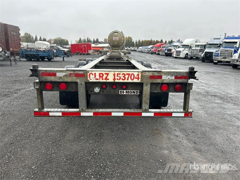 DI-MOND Tri/A Extendable Container Trailer Remorque porte container