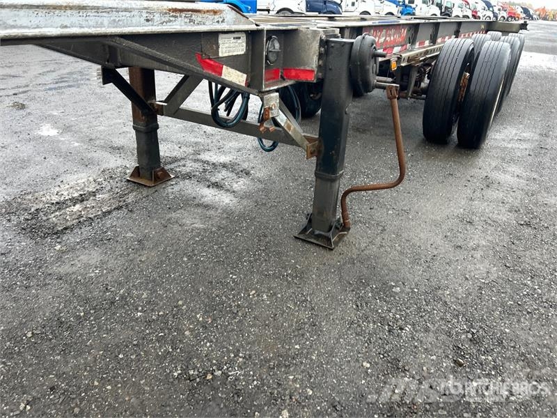 DI-MOND Tri/A Extendable Container Trailer Remorque porte container