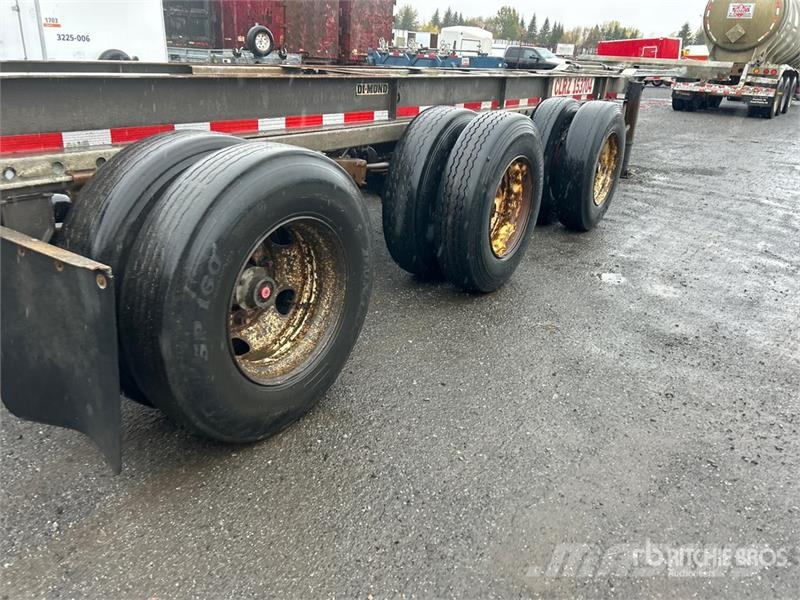 DI-MOND Tri/A Extendable Container Trailer Remorque porte container