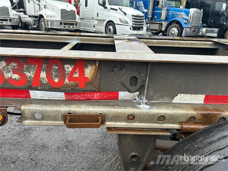 DI-MOND Tri/A Extendable Container Trailer Remorque porte container