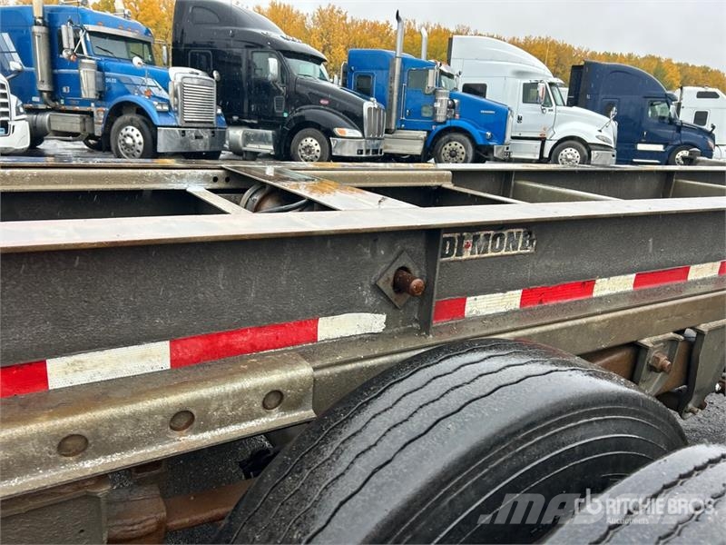 DI-MOND Tri/A Extendable Container Trailer Remorque porte container