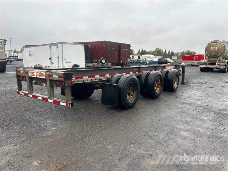DI-MOND Tri/A Extendable Container Trailer Remorque porte container
