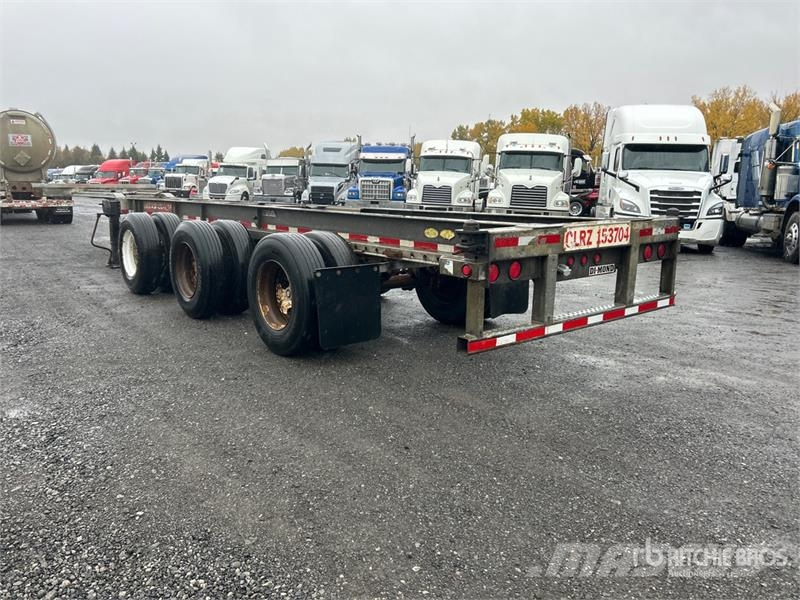 DI-MOND Tri/A Extendable Container Trailer Remorque porte container