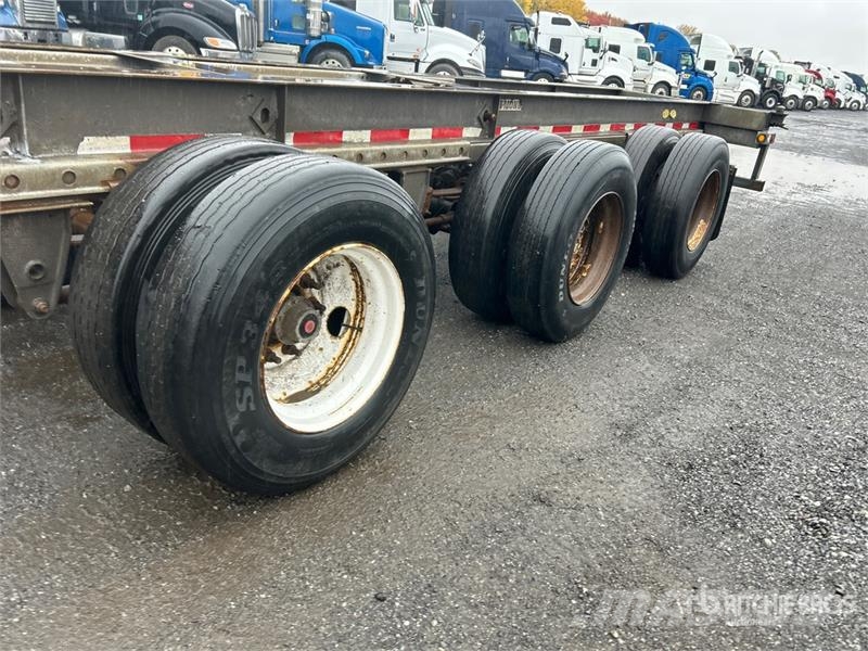DI-MOND Tri/A Extendable Container Trailer Remorque porte container