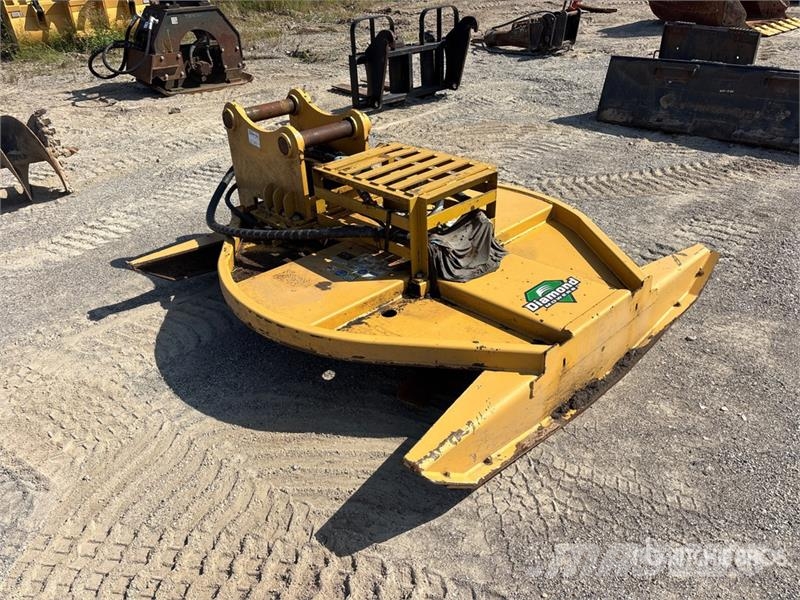 Diamond Mowers DER072-C 72 in Excavator Rotary Cutter معدات جز نباتات البطاطس المتيبسة