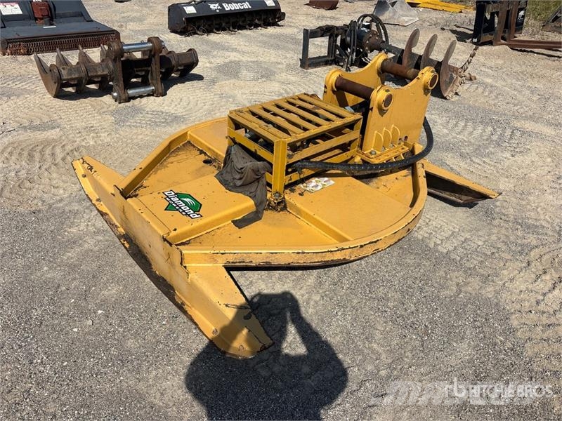 Diamond Mowers DER072-C 72 in Excavator Rotary Cutter معدات جز نباتات البطاطس المتيبسة